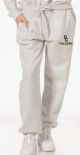 Baggy Soft Elastic bottom pants in heather grey